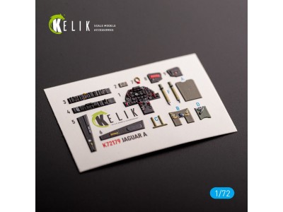 Jaguar A - interior 3D decals for HobbyBoss kit 