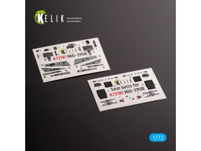 MiG-29UB - interior 3D decals for IBG models kit 