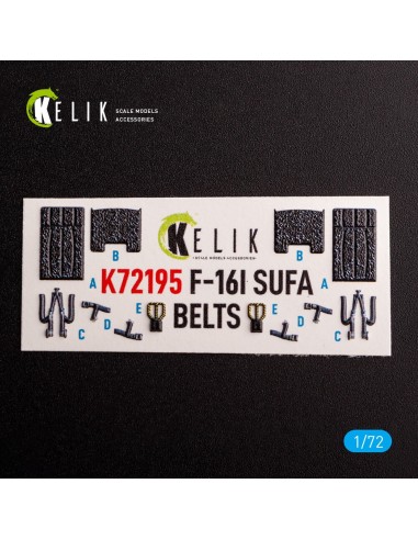 F-16I - interior 3D decals for Hasegawa kit 