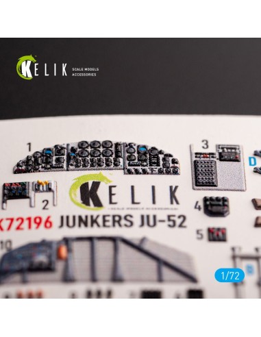 Ju-52 - interior 3D decals for Italeri kit 
