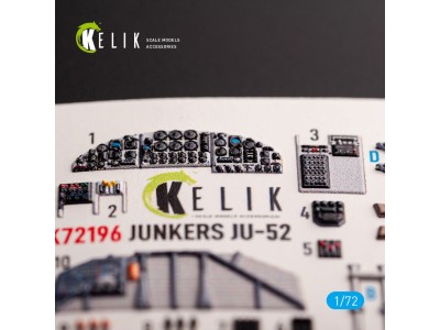 Ju-52 - interior 3D decals for Italeri kit 