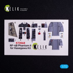 RF-4B - interior 3D decals for Hasegawa kit  2