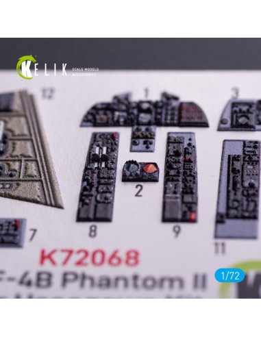 RF-4B - interior 3D decals for Hasegawa kit 