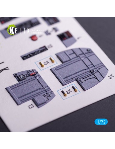 RF-4B - interior 3D decals for Hasegawa kit 