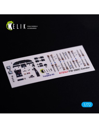 FW-200C Condor - interior 3D decals for Trumpeter kit 
