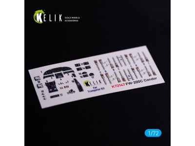 FW-200C Condor - interior 3D decals for Trumpeter kit 