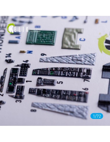 A-10C - interior 3D decals for Hasegawa kit 