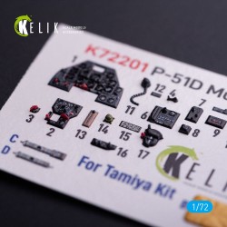 P-51D Mustang - interior 3D decals for Tamiya kit  2