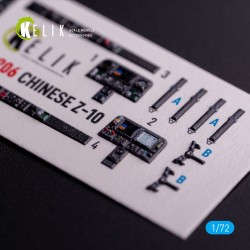 Z-10 Chinese - interior 3D decals for HobbyBoss kit  2