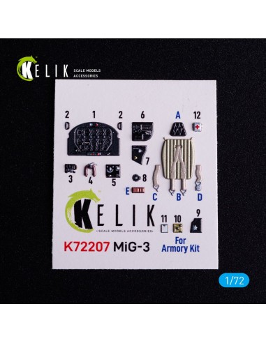 MiG-3 - interior 3D decals for Armory kit 
