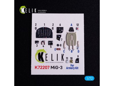 MiG-3 - interior 3D decals for Armory kit 