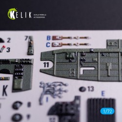 Bristol Bleninheim Mk.1 - interior 3D decals for Airfix kit 