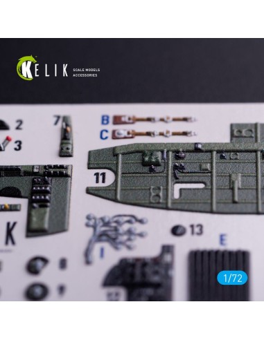 Bristol Bleninheim Mk.1 - interior 3D decals for Airfix kit 
