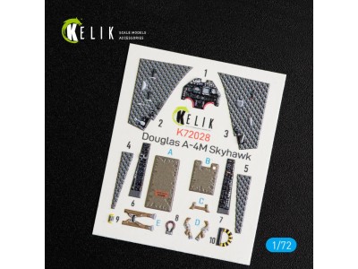 A-4M Skyhawk interior 3D decals for Fujimi/Hobby 2000 kit 