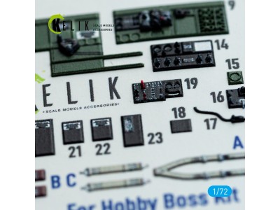 TBM-3 Avenger - interior 3D decals for HobbyBoss kit 