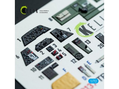 TBM-3 Avenger - interior 3D decals for HobbyBoss kit 