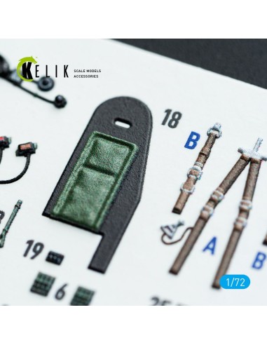 Mosquito PR.XVI - interior 3D decals for Airfix kit 