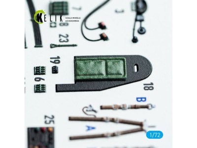 Mosquito PR.XVI - interior 3D decals for Airfix kit 