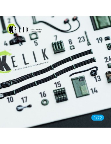 Mosquito PR.XVI - interior 3D decals for Airfix kit 