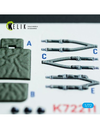 CH-54A Tarhe - interior 3D decals for Revell kit 