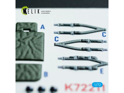 CH-54A Tarhe - interior 3D decals for Revell kit 