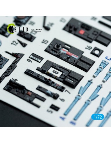 Gannet AS1/AS4 - interior 3D decals for Revell kit 