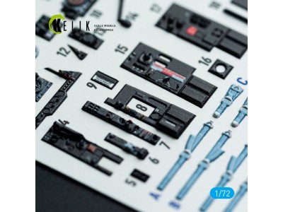 Gannet AS1/AS4 - interior 3D decals for Revell kit 