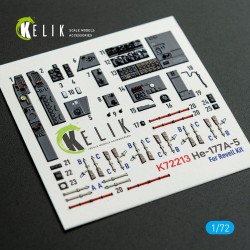 He-177A-5 - interior 3D decals for Revell kit 