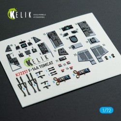 F-14A Tomcat - interior 3D decals for HobbyBoss kit 