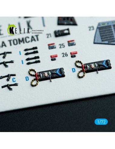 F-14A Tomcat - interior 3D decals for HobbyBoss kit 