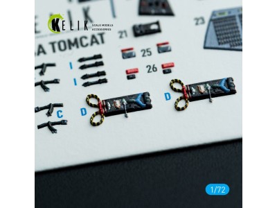 F-14A Tomcat - interior 3D decals for HobbyBoss kit 