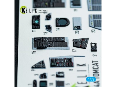 F-14A Tomcat - interior 3D decals for HobbyBoss kit 