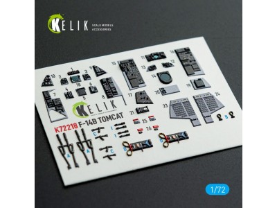 F-14B Tomcat - interior 3D decals for HobbyBoss kit 