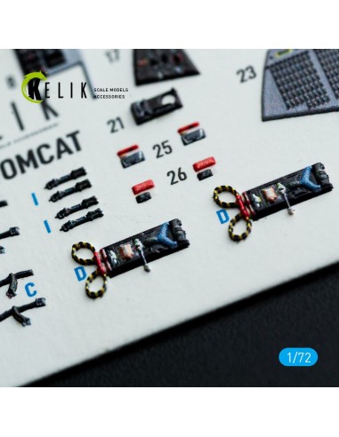 F-14B Tomcat - interior 3D decals for HobbyBoss kit 