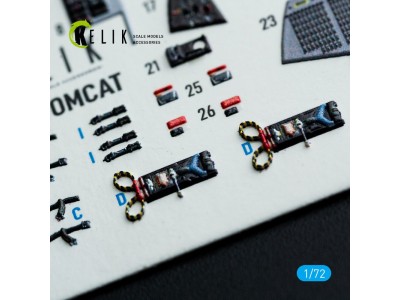 F-14B Tomcat - interior 3D decals for HobbyBoss kit 