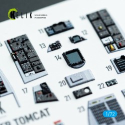 F-14D Super Tomcat - interior 3D decals for HobbyBoss kit  2