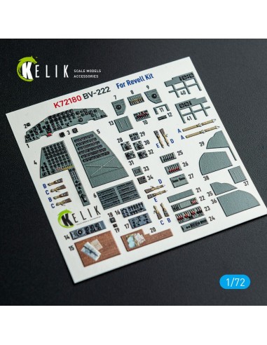BV-222 - interior 3D decals for Revell kit 