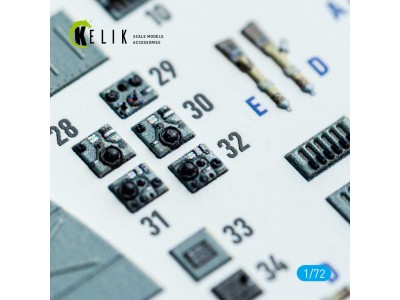 BV-222 - interior 3D decals for Revell kit 