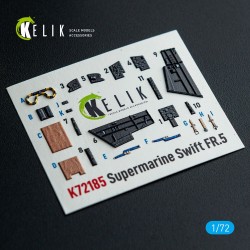 Supermarine Swift FR.5 - interior 3D decals for AirFix kit 