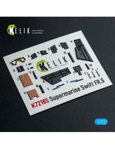 Supermarine Swift FR.5 - interior 3D decals for AirFix kit 