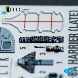 AV-8A Harrier (late) - interior 3D decals for Italeri kit  2