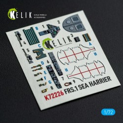 FRS.1 SEA Harrier - interior 3D decals for Italeri kit 
