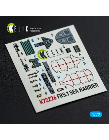 FRS.1 SEA Harrier - interior 3D decals for Italeri kit 
