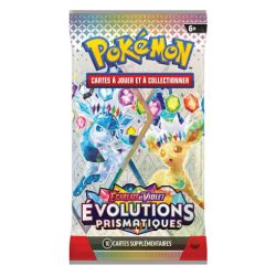Pokémon JCC - Écarlate et Violet - Lot de boosters EV 8.5 Évolutions Prismatiques - FR 2