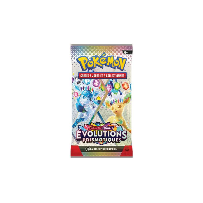 Pokémon JCC - Écarlate et Violet - Lot de boosters EV 8.5 Évolutions Prismatiques - FR