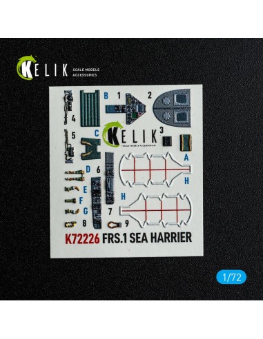 FRS.1 SEA Harrier - interior 3D decals for Italeri kit 