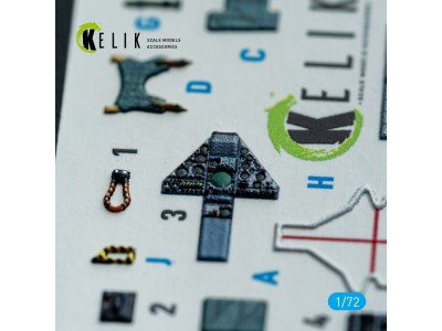 Harrier Gr3 (Late)- interior 3D decals for Italeri kit 