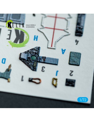 Harrier Gr3 (Late)- interior 3D decals for Italeri kit 