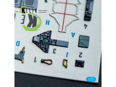 Harrier Gr3 (Late)- interior 3D decals for Italeri kit 