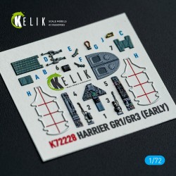 Harrier Gr1/Gr3 (Early) - interior 3D decals for Italeri kit 